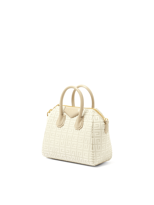 GIVENCHY Mini Antigona Bag (Monogram Canvas in Natural Beige)