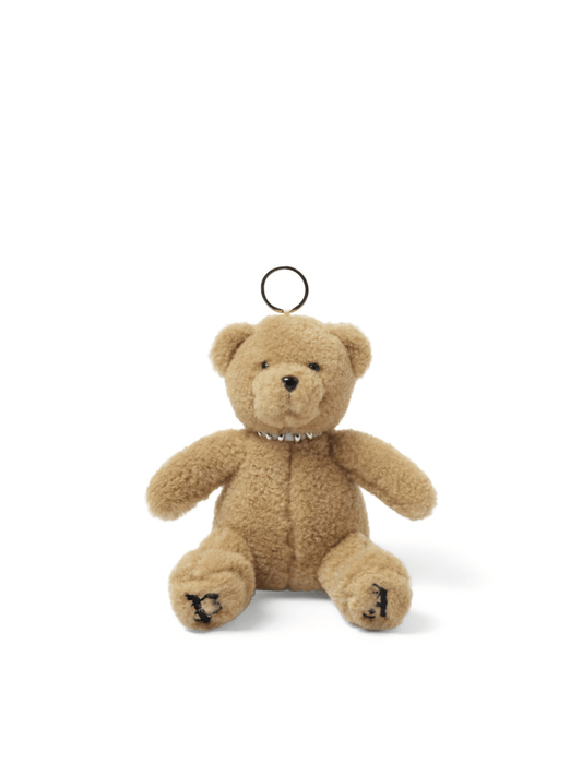 Image of Jewelry. Productname: PALM ANGELS Bear Peluche Keyring in BROWN colour by brand - PALM ANGELS