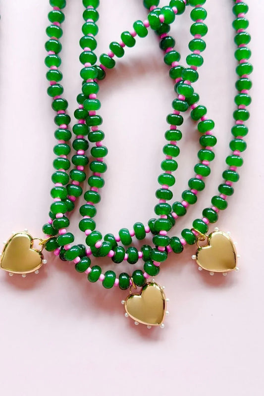 Betty Basics Gem Necklace (Emerald)
