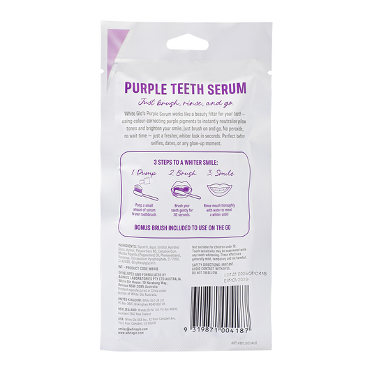 White Glo Purple Serum