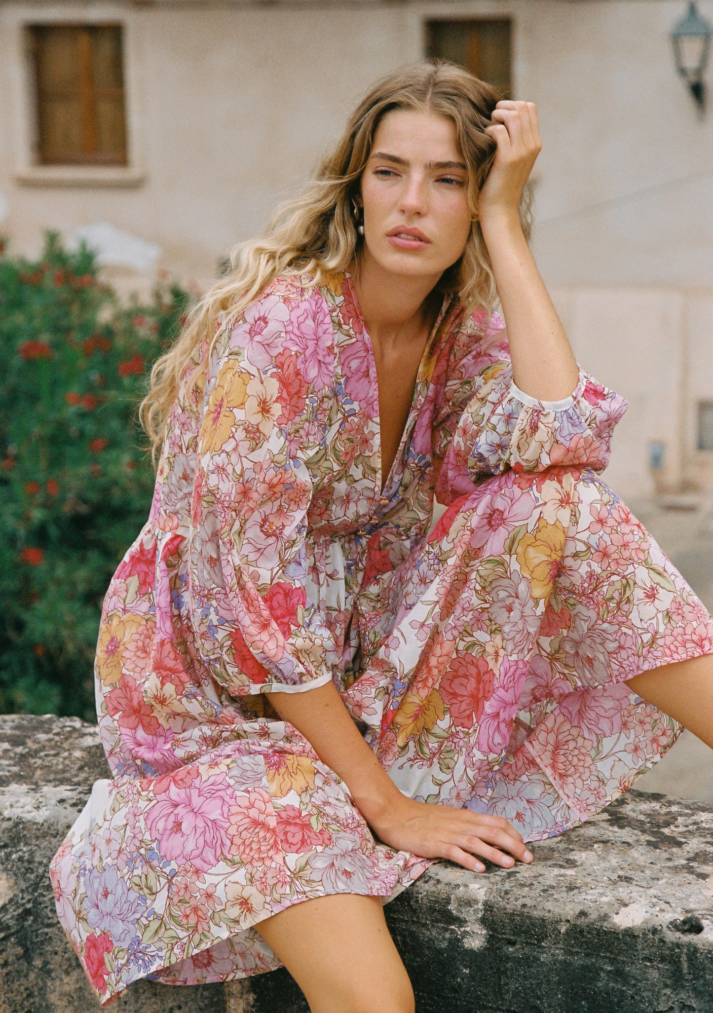 Auguste The Label Ellis Midi Dress (Pink)