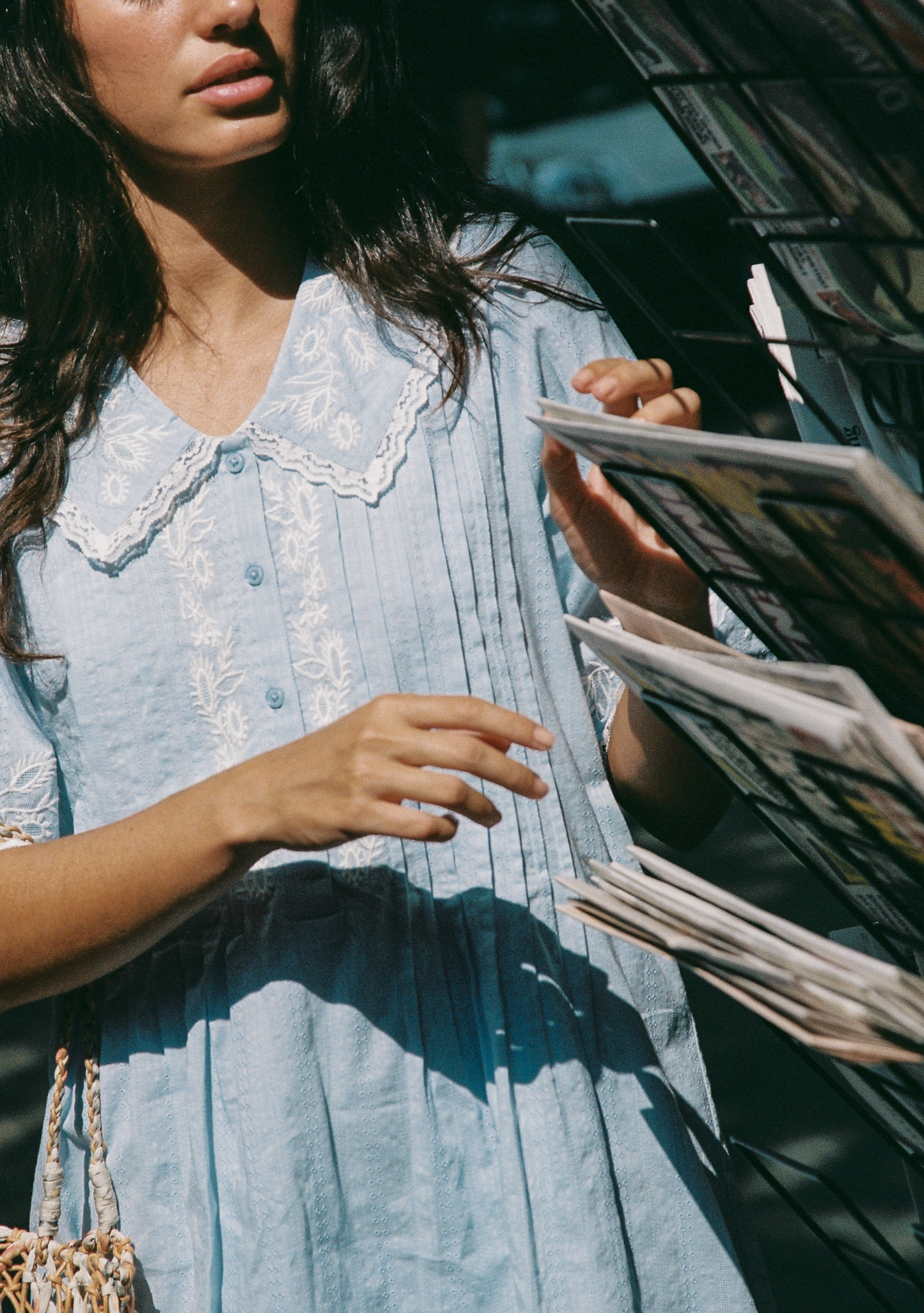 Auguste The Label Lennon Mini Dress | Pre Order - Buy Now (Blue)