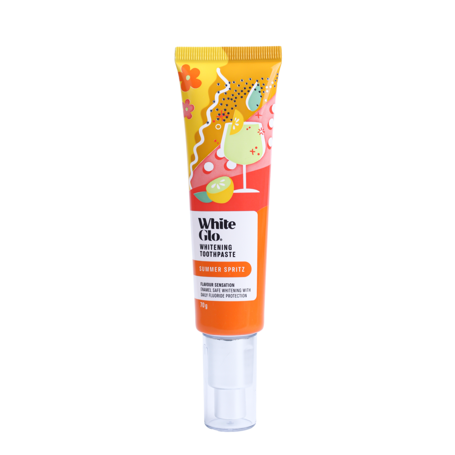 Image of Oral Care. Product name - Summer Spritz Toothpaste in colour by brand - White Glo