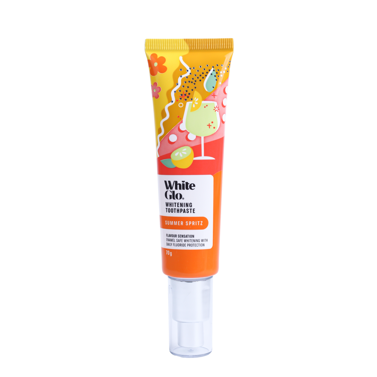 Image of Oral Care. Product name - Summer Spritz Toothpaste in colour by brand - White Glo