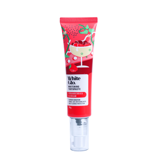Image of Oral Care. Product name - Strawberries & Cream Toothpaste in colour by brand - White Glo