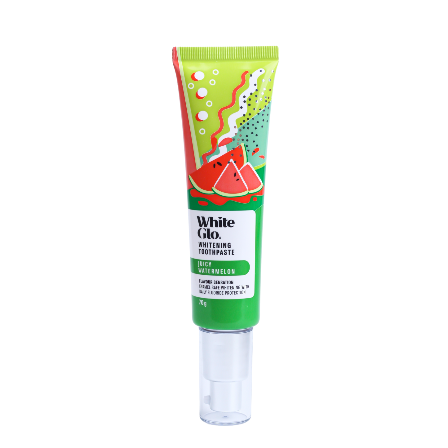 Image of Oral Care. Product name - Juicy Watermelon Toothpaste in colour by brand - White Glo