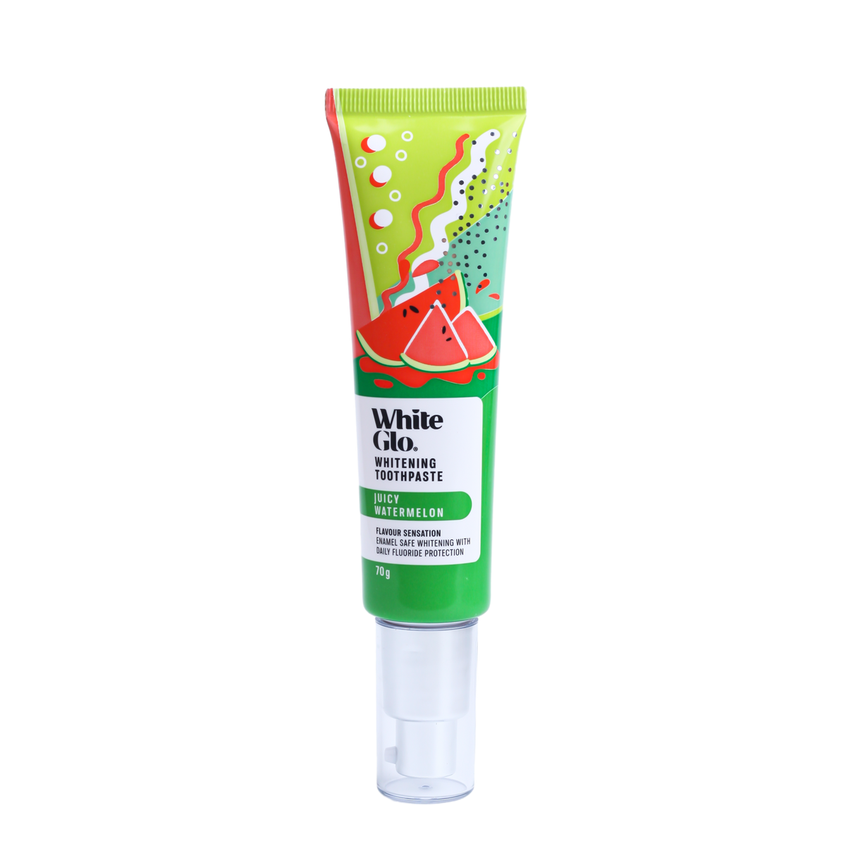 Image of Oral Care. Product name - Juicy Watermelon Toothpaste in colour by brand - White Glo
