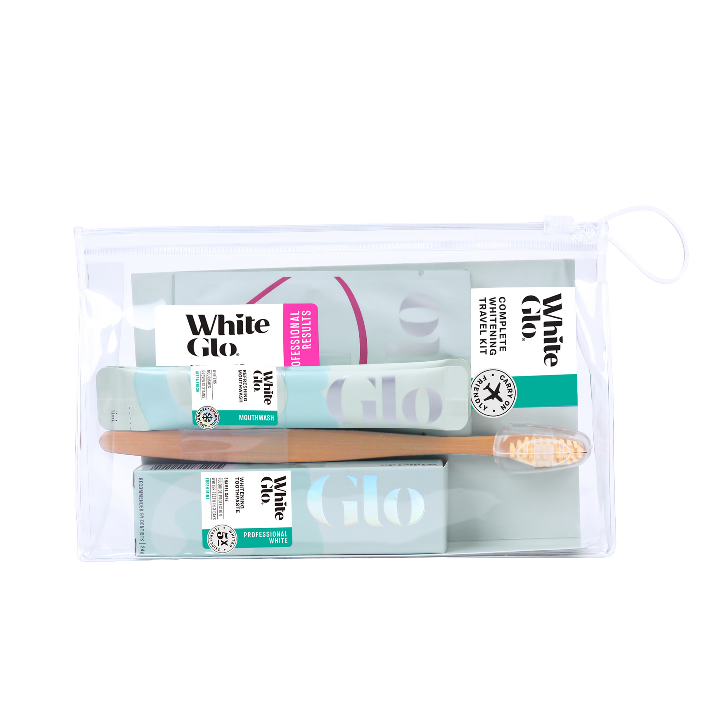 White Glo Complete Whitening Travel Kit