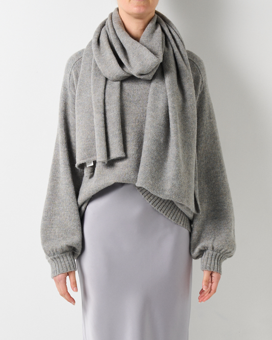 Image of Scarves & Shawls. Productname: Walnut Melbourne Ottawa Scarf in Storm colour by brand - Walnut Melbourne