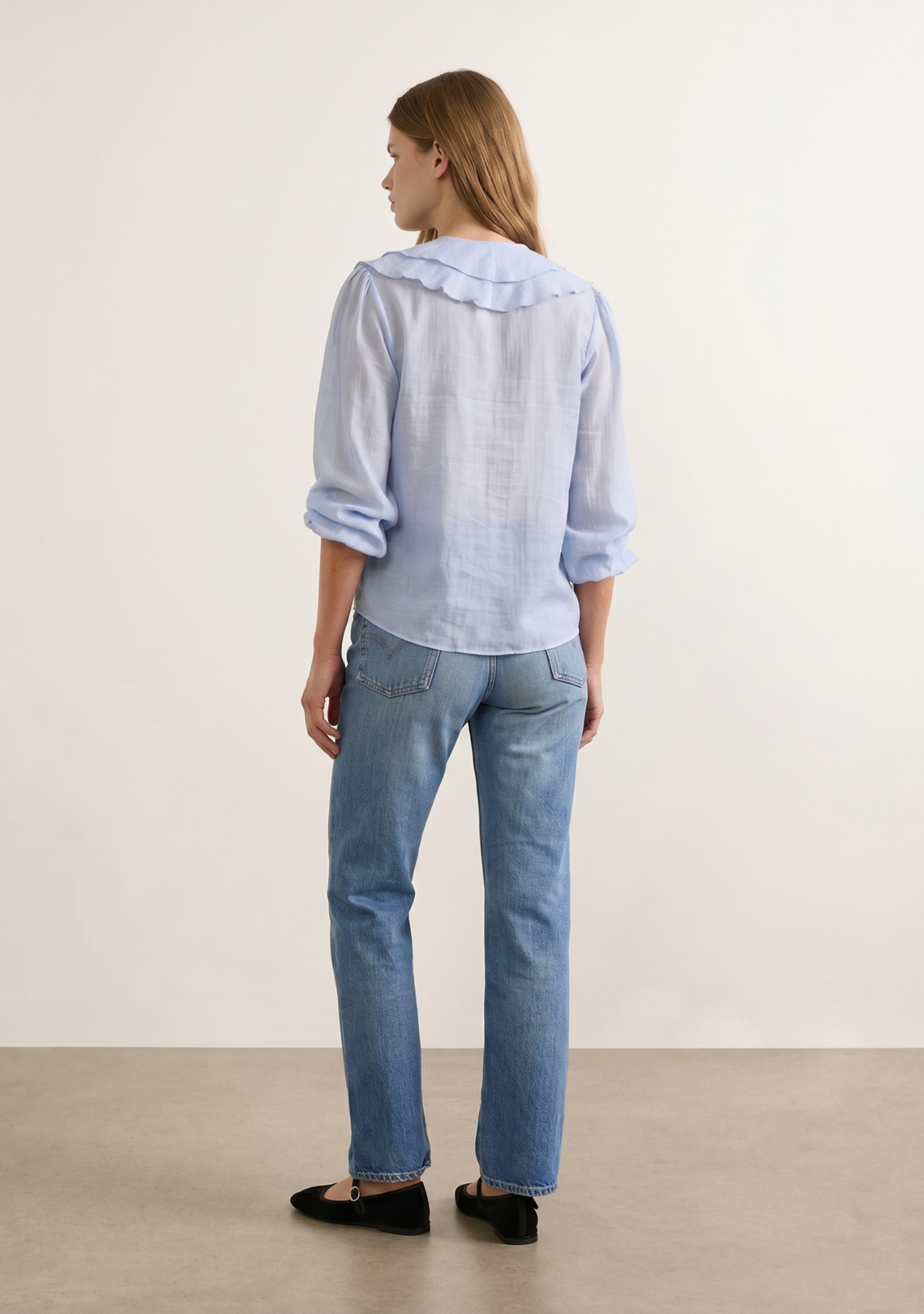 Auguste The Label Celina Blouse (Blue)