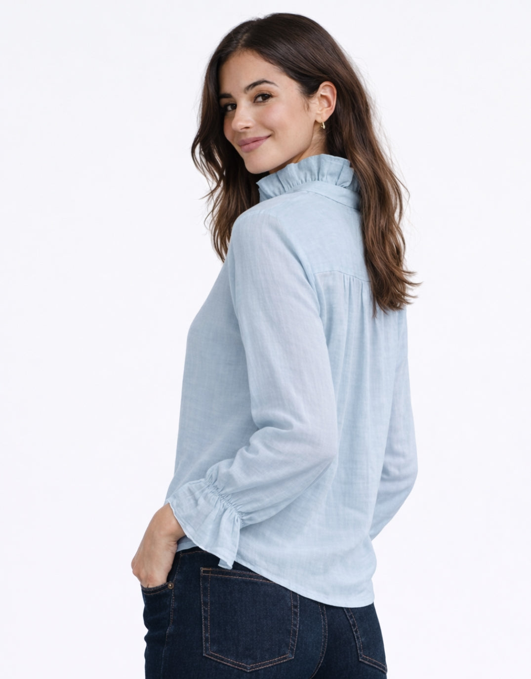 365 Days Amber Blouse (Sky Blue)