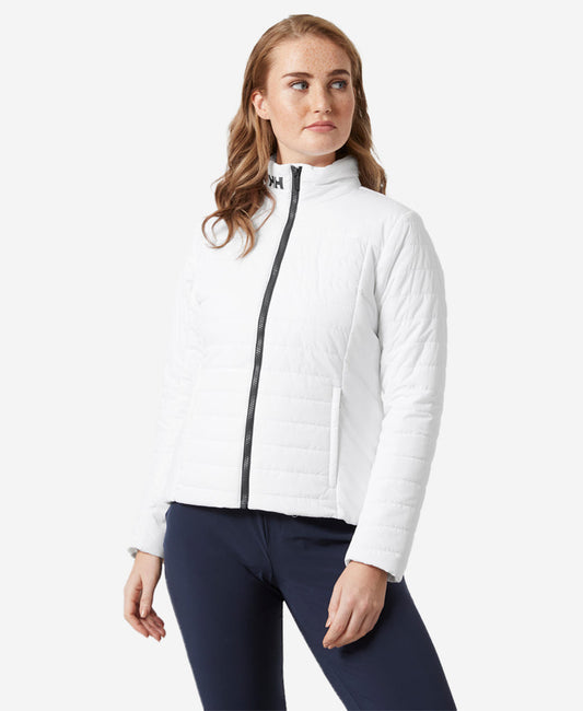Image of Coats & Jackets. Product name - W CREW INSULATOR JACKET 2.0, White in White colour by brand - Helly Hansen