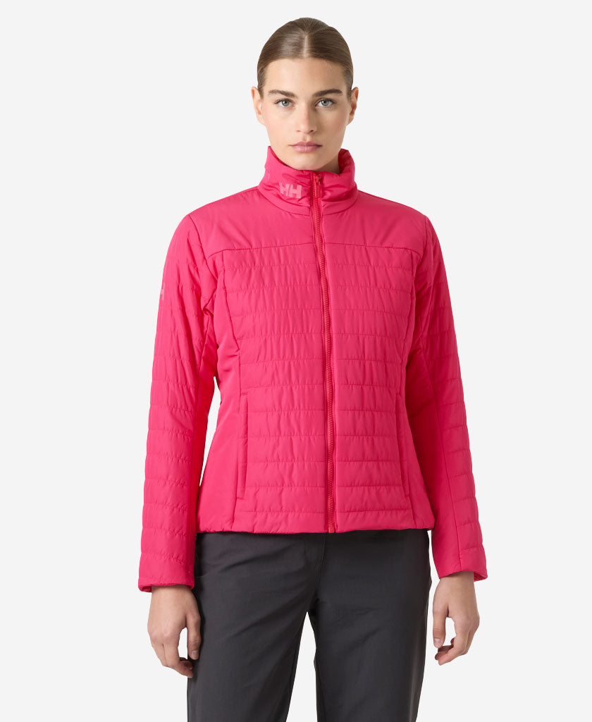 Image of Coats & Jackets. Product name - W CREW INSULATOR JACKET 2.0, Cranberry in Cranberry colour by brand - Helly Hansen