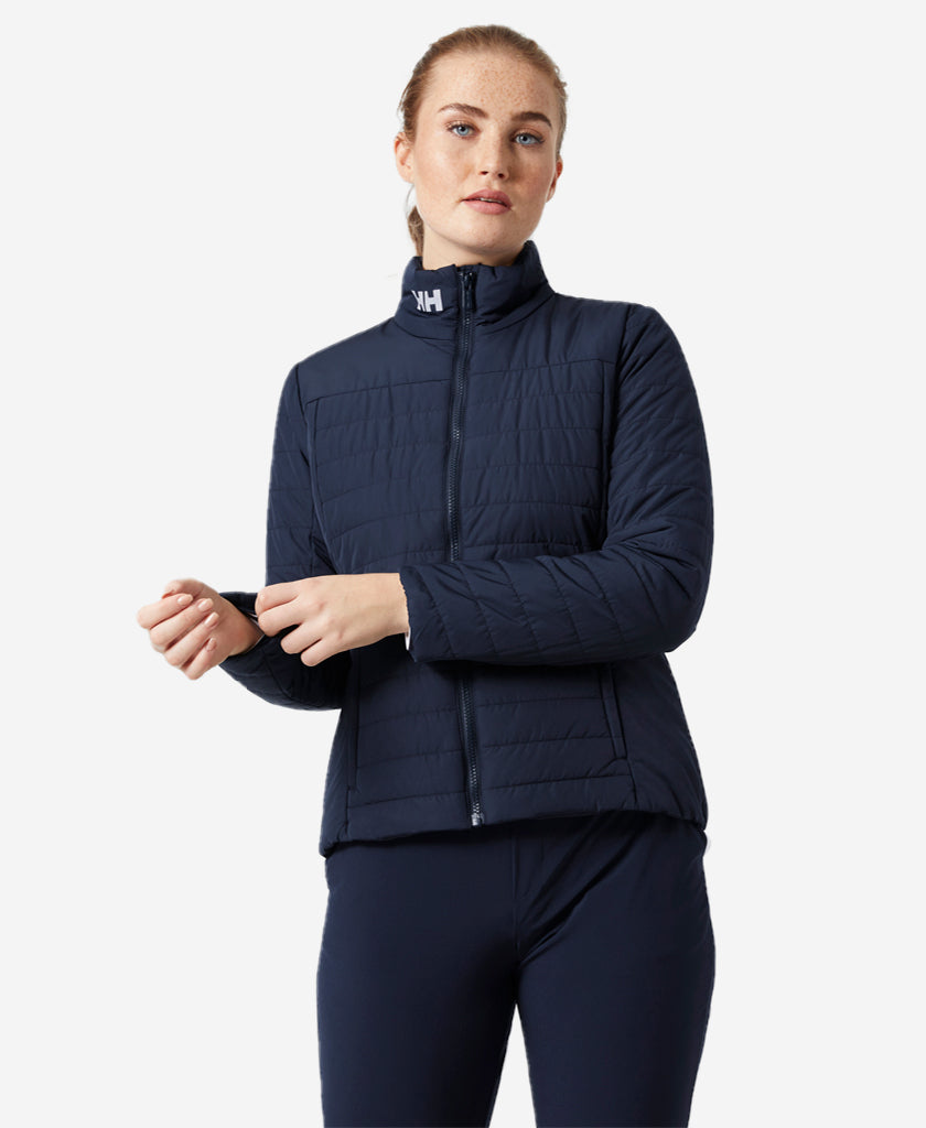 Image of Coats & Jackets. Product name - W CREW INSULATOR JACKET 2.0, Navy in Navy colour by brand - Helly Hansen
