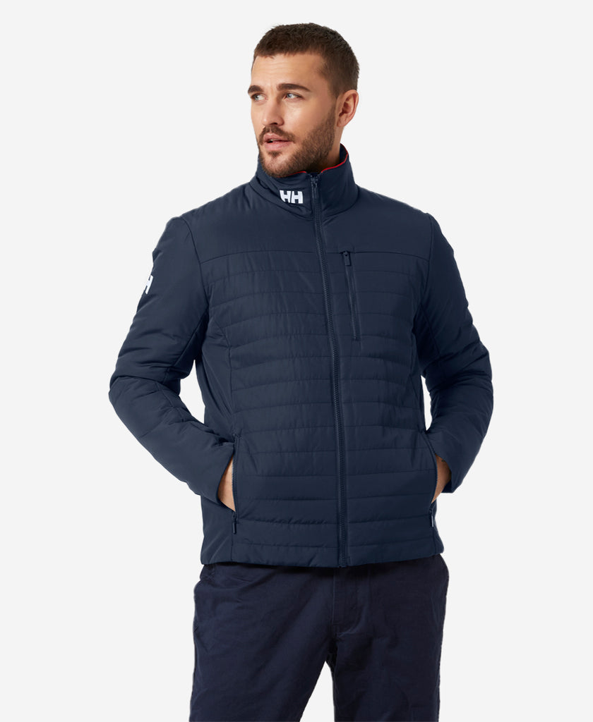 Image of Coats & Jackets. Product name - CREW INSULATOR JACKET 2.0, Navy in Navy colour by brand - Helly Hansen
