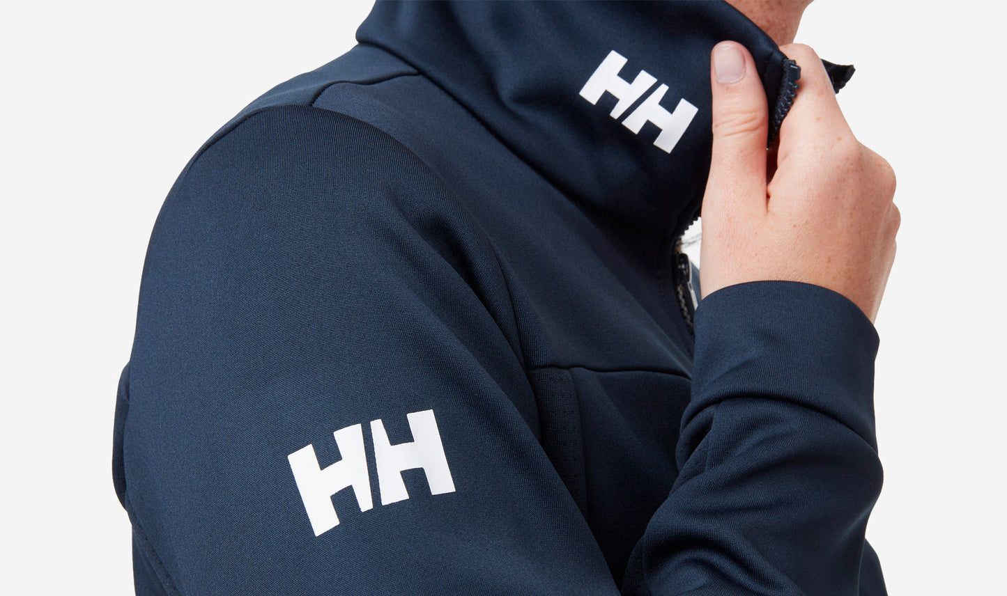 Helly Hansen W CREW FLEECE JACKET (Navy)
