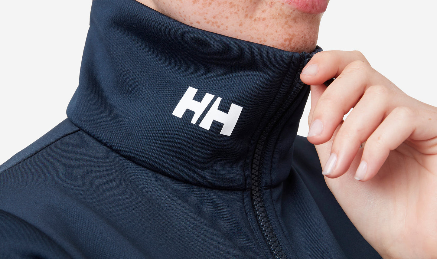 Helly Hansen W CREW FLEECE JACKET (Navy)