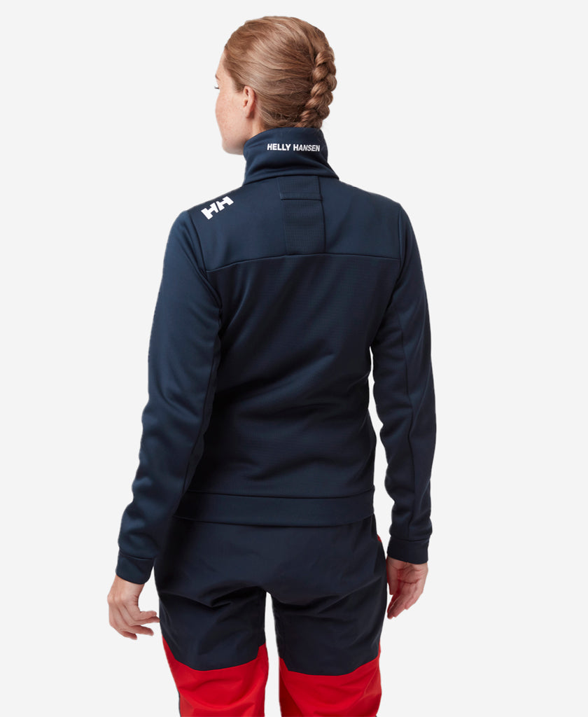 Helly Hansen W CREW FLEECE JACKET (Navy)