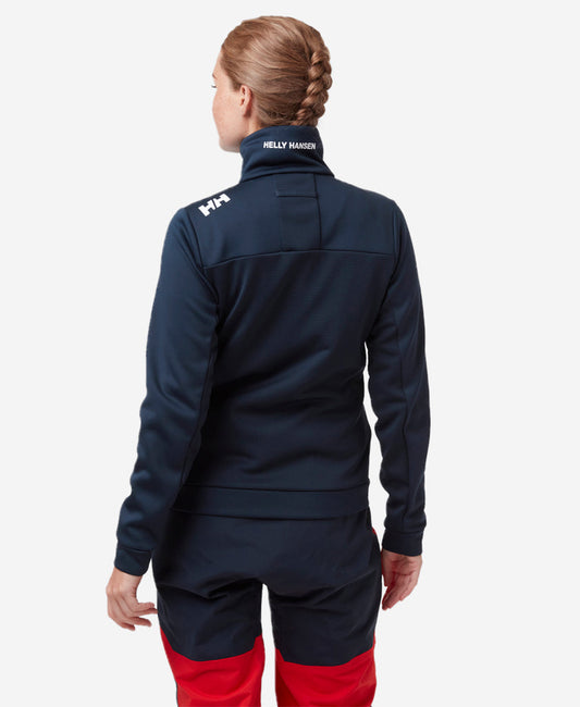 Helly Hansen W CREW FLEECE JACKET (Navy)