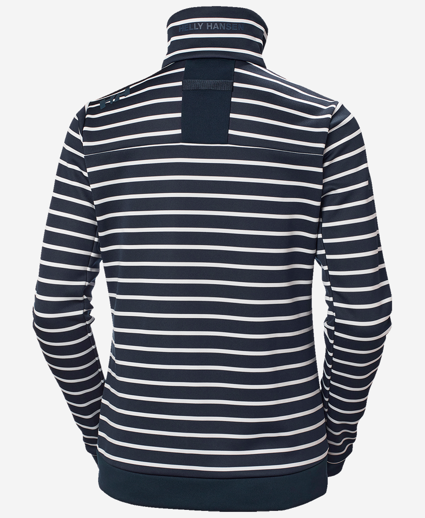 Helly Hansen W CREW FLEECE JACKET (Navy Stripe)