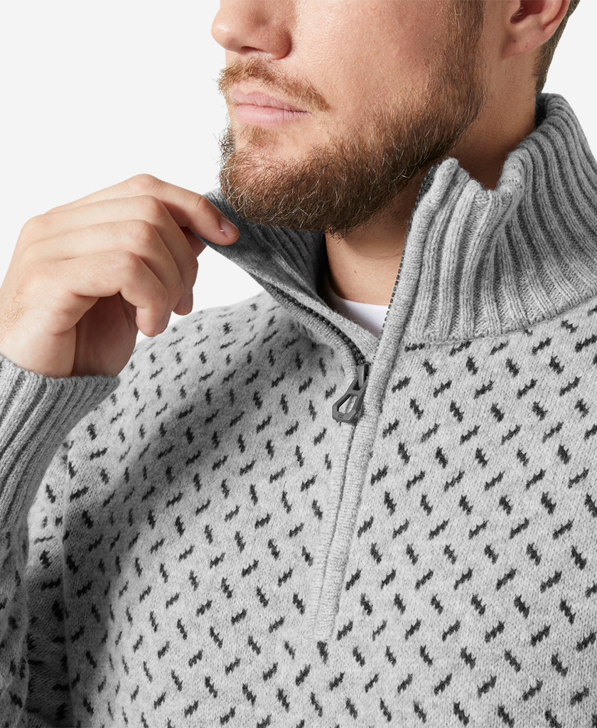 Helly Hansen ARCTIC ICELANDER 1/2 ZIP (Grey Melange)