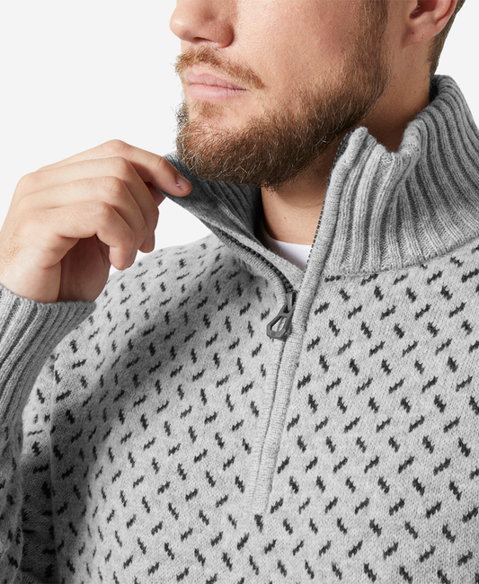 Helly Hansen ARCTIC ICELANDER 1/2 ZIP (Grey Melange)