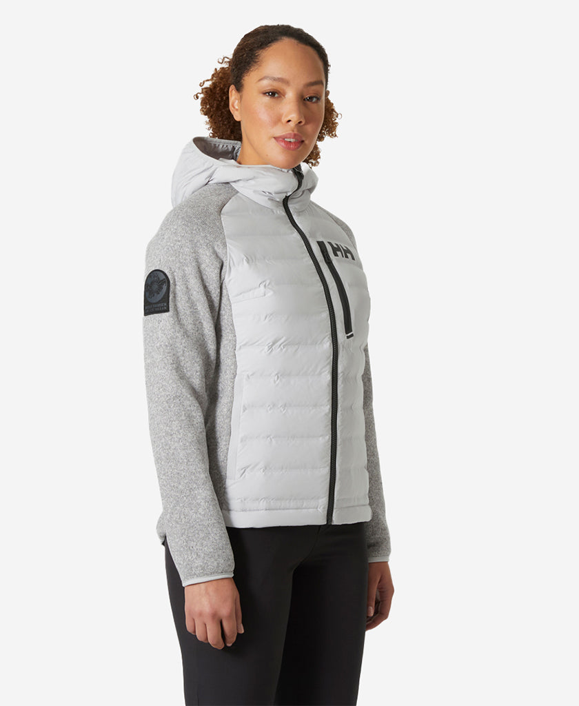 Image of Coats & Jackets. Product name - W ARCTIC OCEAN HYBRID INS, Grey Fog in Grey Fog colour by brand - Helly Hansen