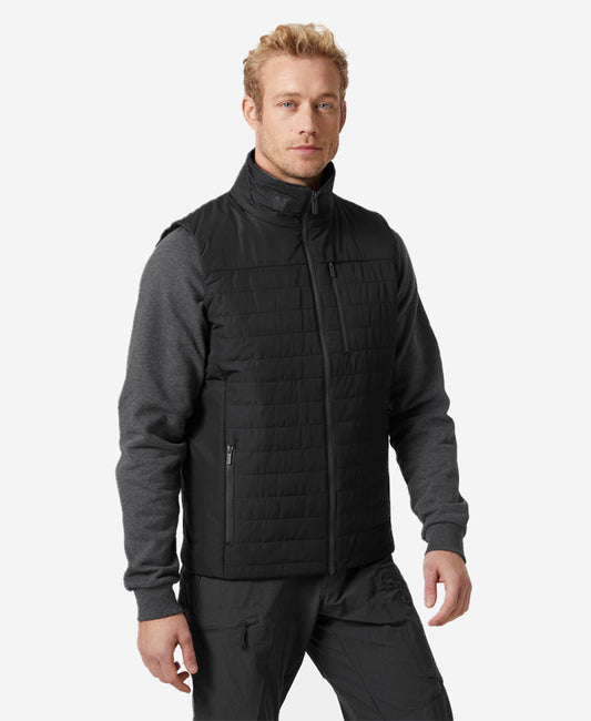 Image of Coats & Jackets. Product name - CREW INSULATOR VEST 2.0, Ebony in Ebony colour by brand - Helly Hansen