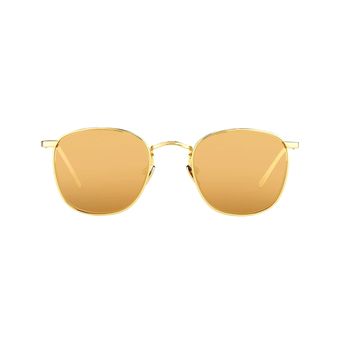 Image of Sunglasses. Product name - Linda Farrow Yellow Gold/ Yellow Gold/ Yellow Gold in Gold colour by brand - LINDA FARROW