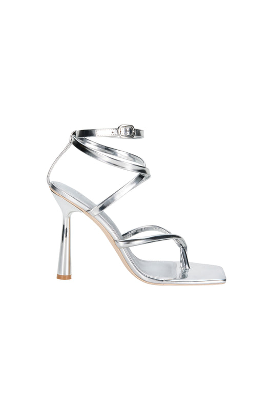 Image of Heels. Productname: Supersonic Heel in SILVER colour by brand - Manning Cartell