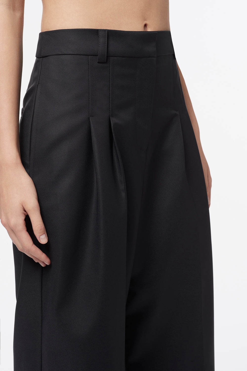 Quick March Wide Leg Pant (Black)