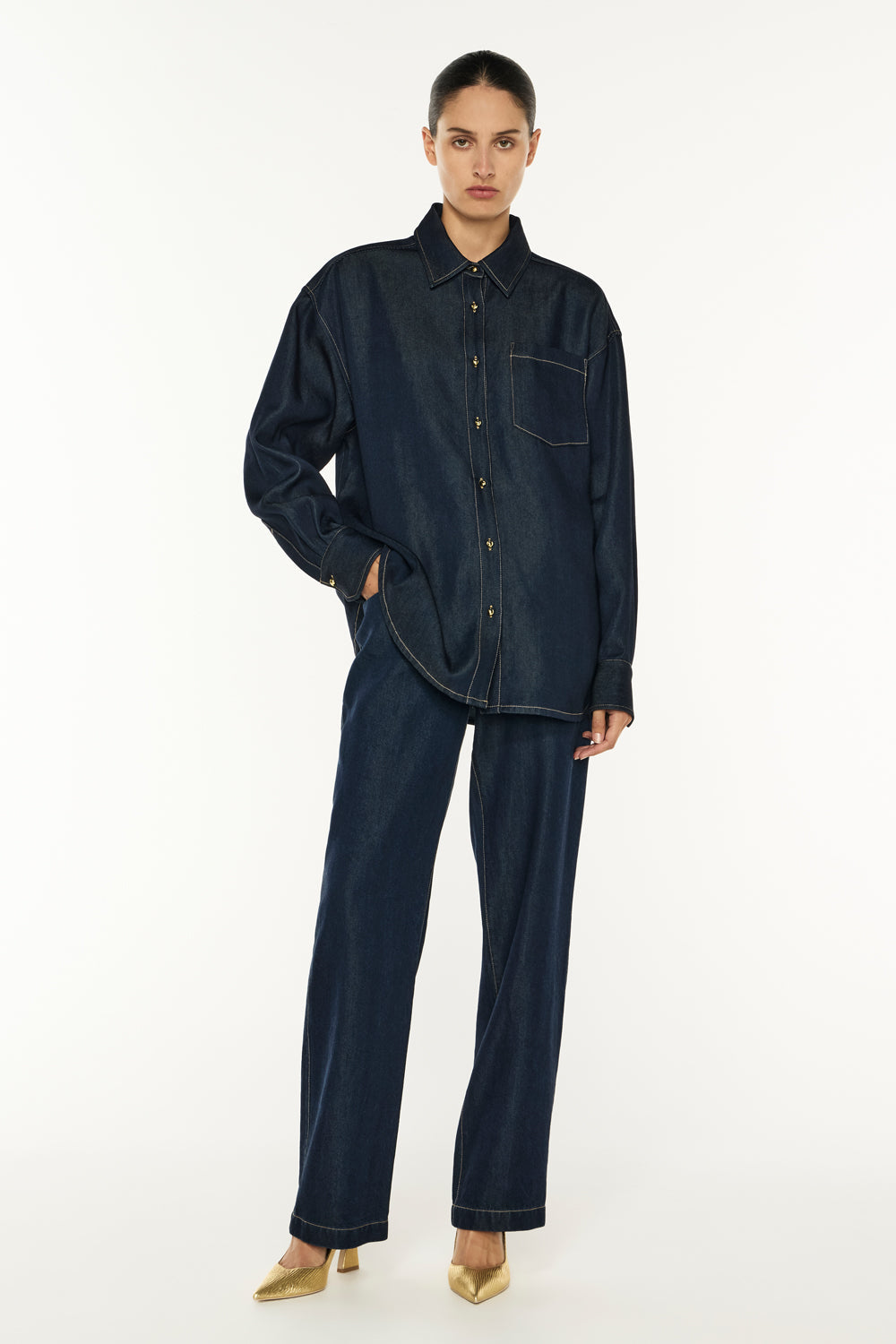 Off The Wall Jean (Dark Indigo)