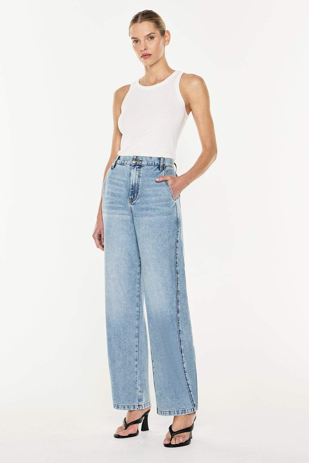 Image of Jeans. Productname: Escape Jean in Indigo colour by brand - Manning Cartell