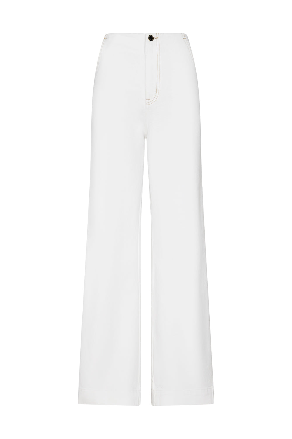 Cote Blanc High Waisted Jean (White)