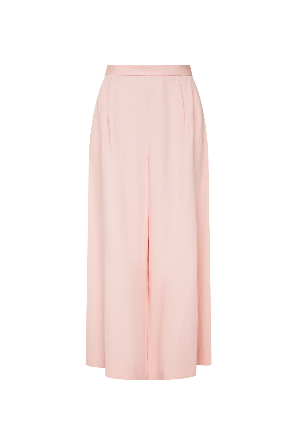 Image of a model wearing Pants. Productname: The Sweet Life Culotte in Pale Pink colour by brand - Manning Cartell