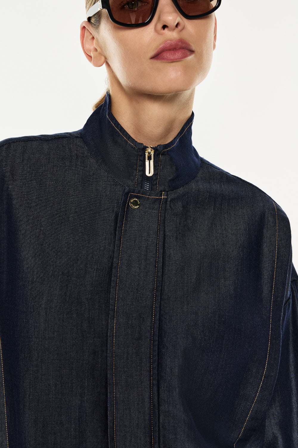 Quiet Command Bomber Jacket (Indigo)