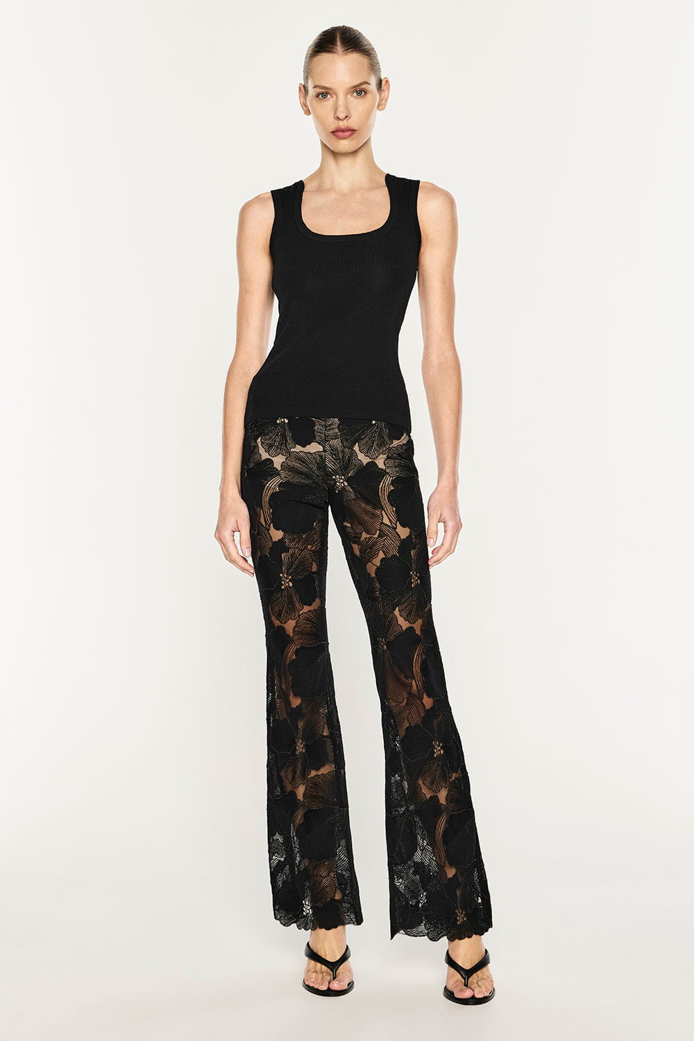 Sheer Force Bootleg Pant (Black)