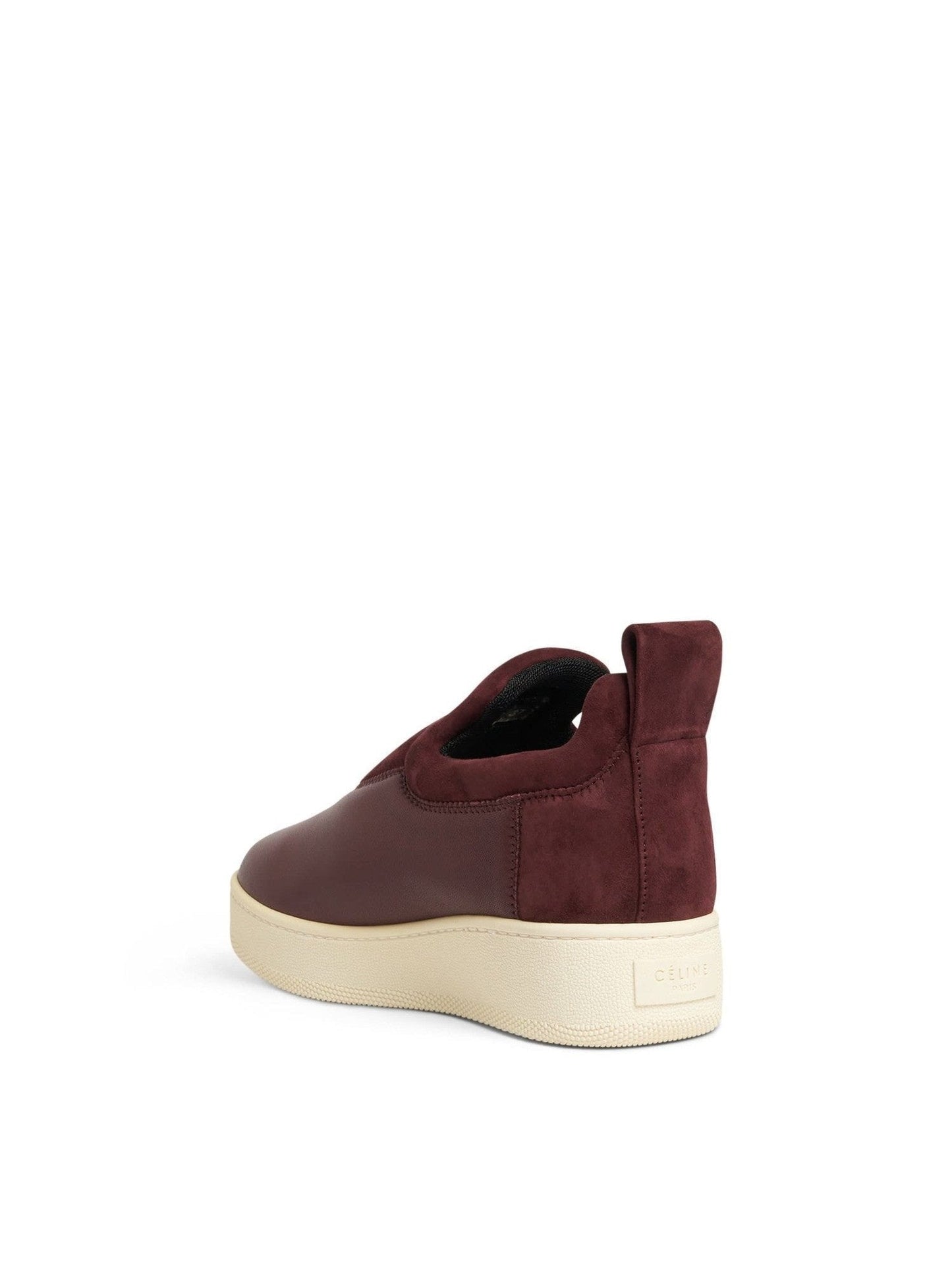 CELINE Pull On Patch Sneaker (Burgundy)