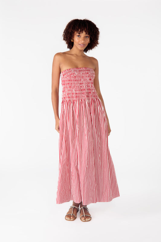 Image of Dresses. Productname: Cowgirl Surfer Obbo Strapless Maxi Red in Red colour by brand - Cowgirl Surfer