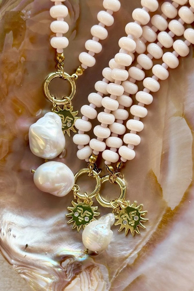 Betty Basics Perla Sole Necklace (Pearl)