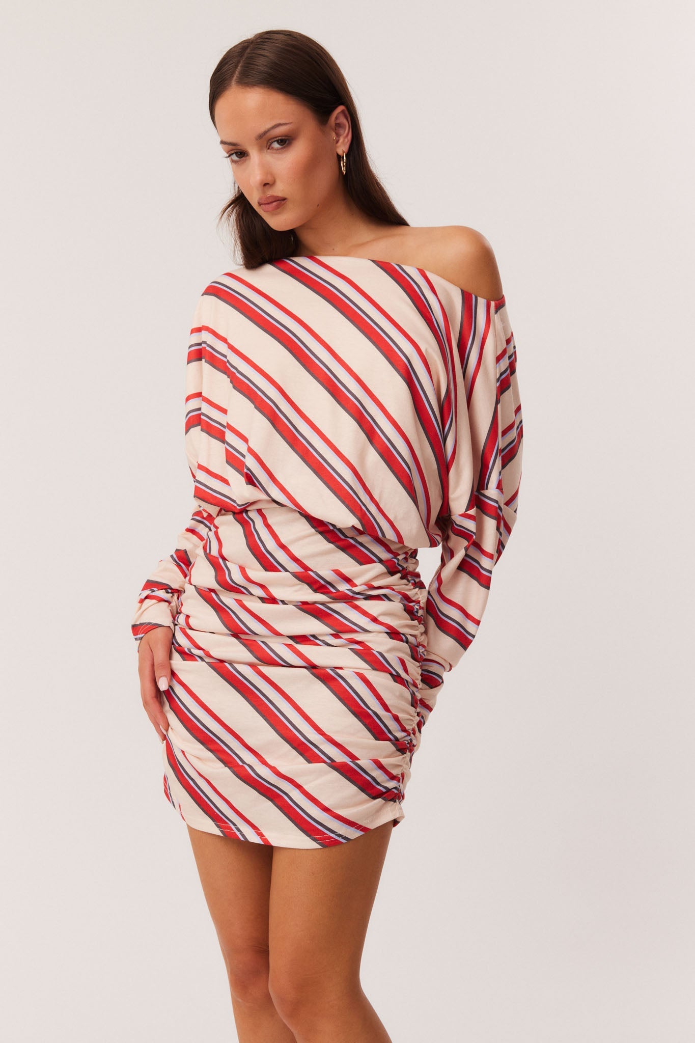 SNDYS HATTIE MINI DRESS (Stripe)