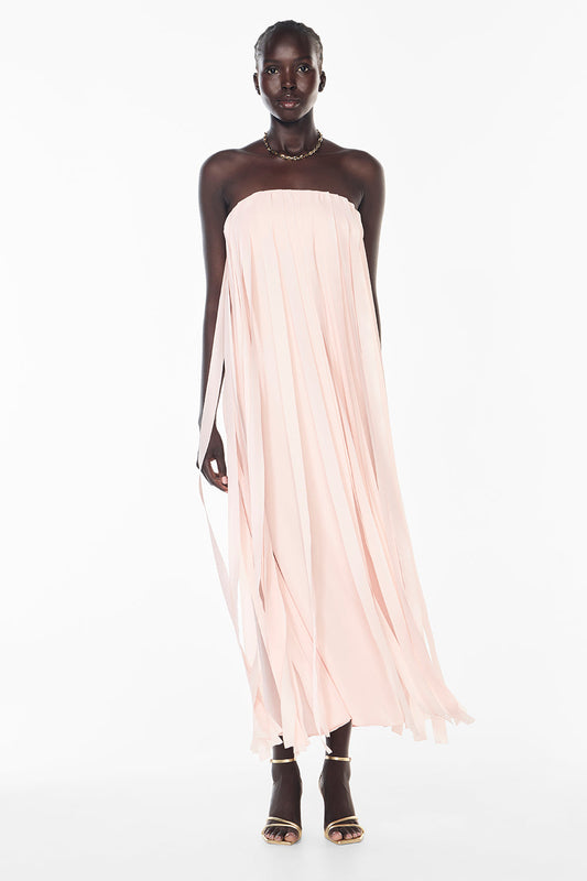 Image of Dresses. Productname: Boundless Strapless Dress in BLUSH colour by brand - Manning Cartell