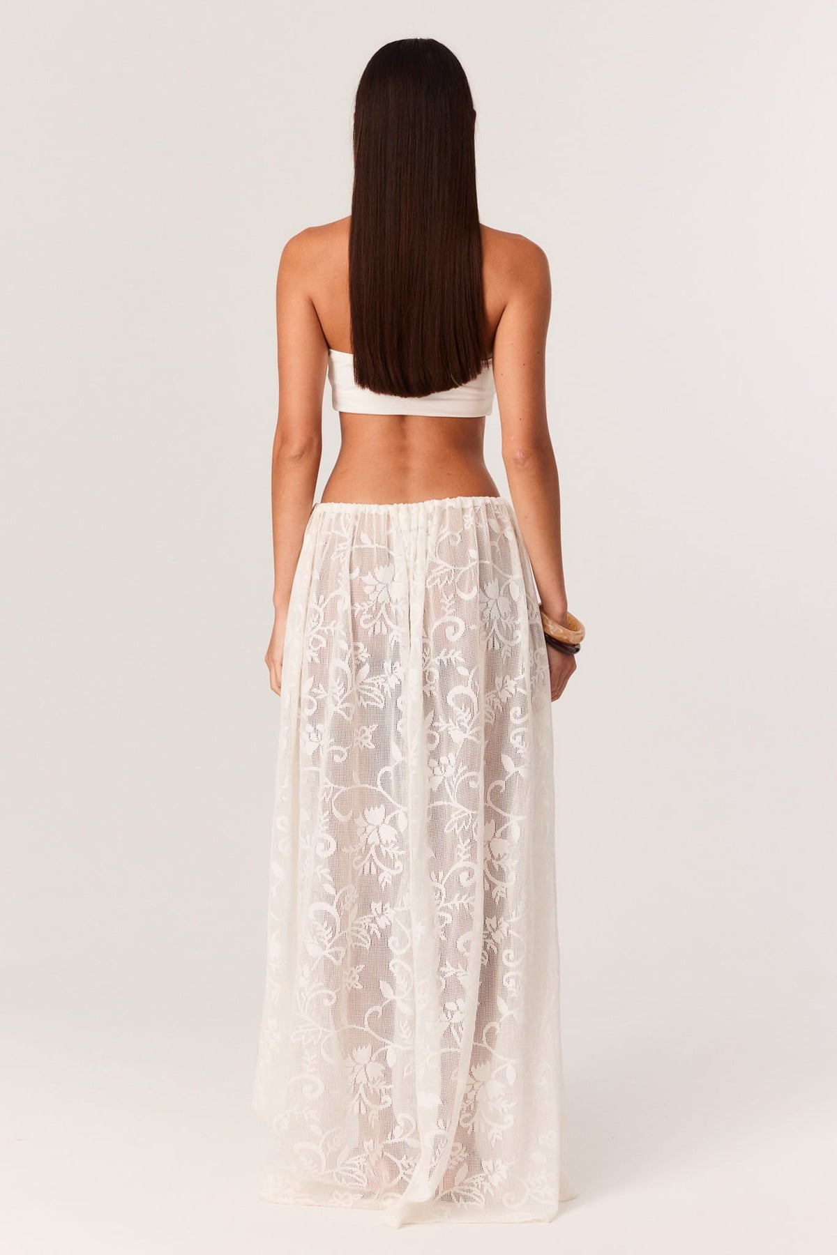 SNDYS MALANI MAXI SKIRT (White)