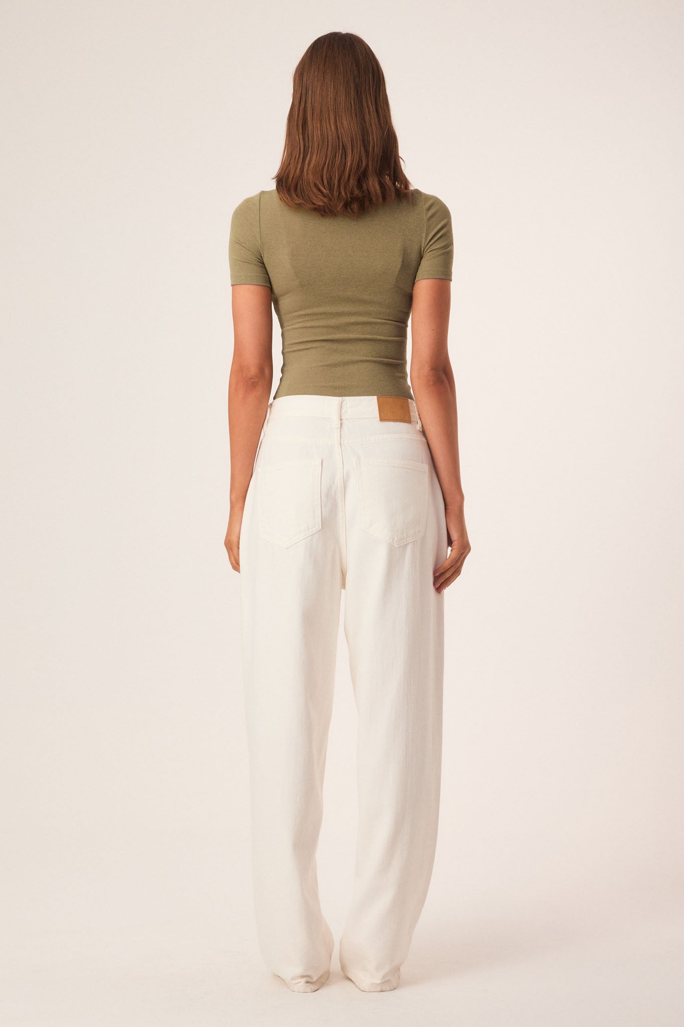 SNDYS KATYA SHORT SLEEVE TOP (Olive)