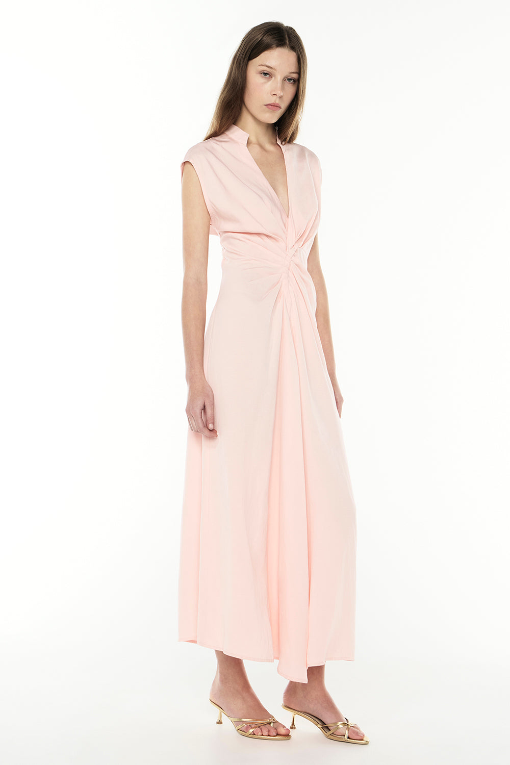 The Sweet Life Midi Dress (Pale Pink)