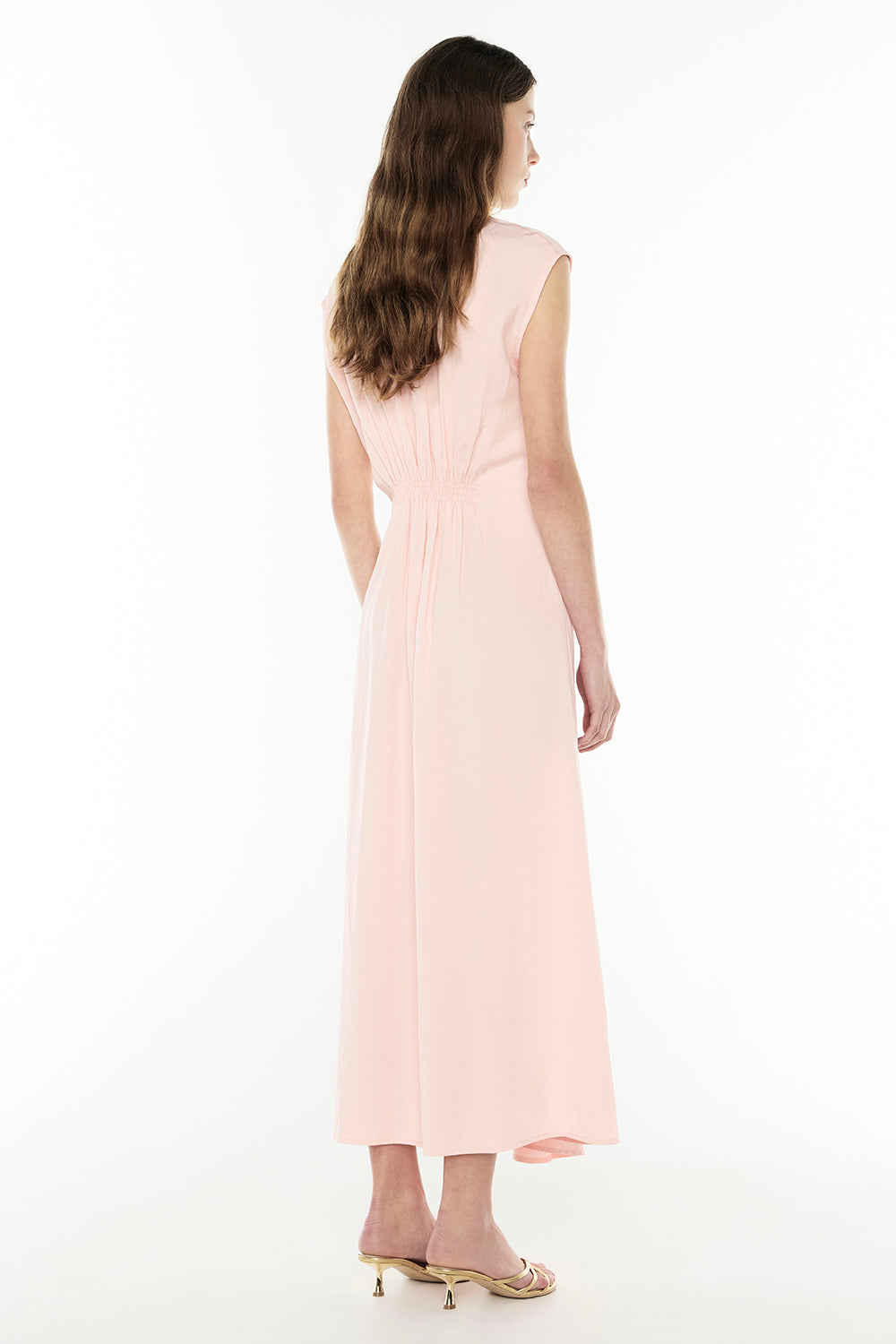 The Sweet Life Midi Dress (Pale Pink)