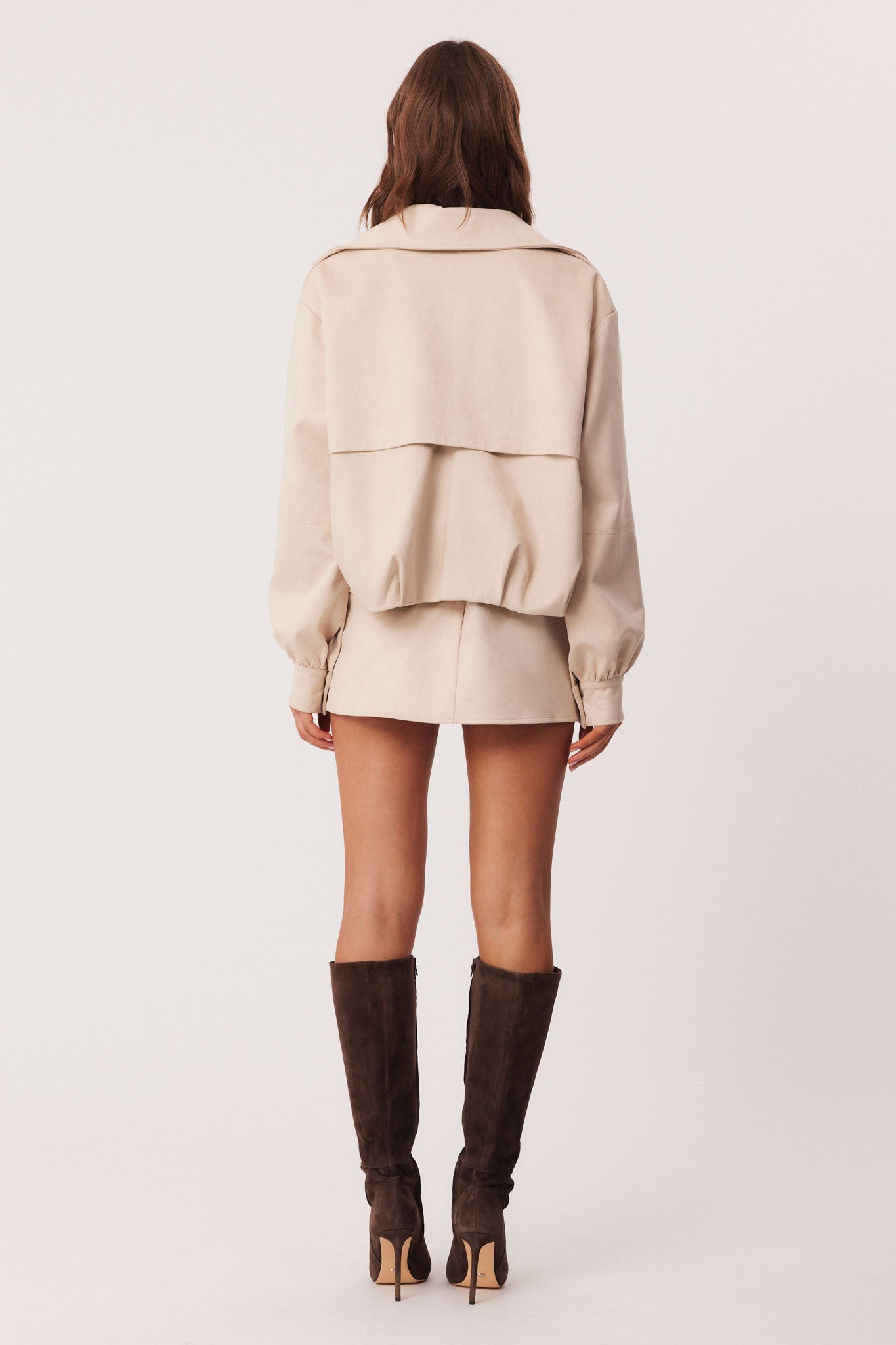 SNDYS BRADY MINI SKIRT (Chalk)