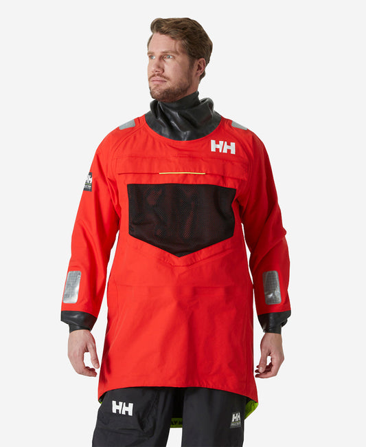 Image of Coats & Jackets. Product name - AEGIR OCEAN SMOCK, Alert Red in Alert Red colour by brand - Helly Hansen