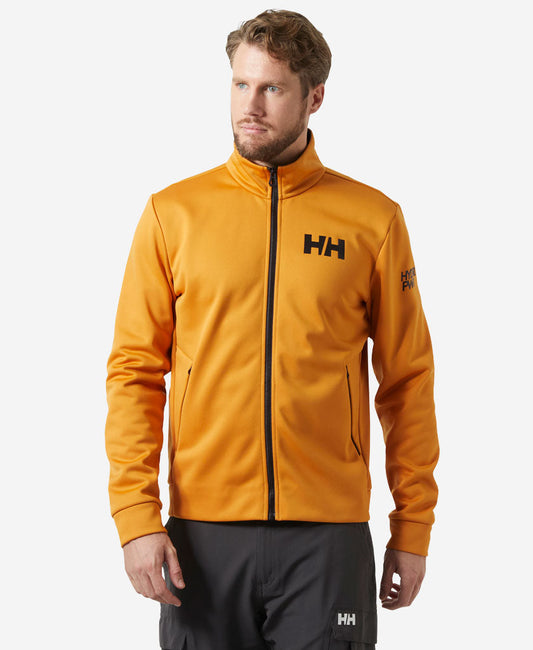 Image of Coats & Jackets. Product name - HP FLEECE JACKET 2.0, Mustard in Mustard colour by brand - Helly Hansen