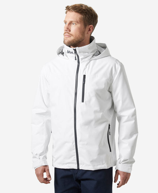 Image of Coats & Jackets. Product name - CREW HOODED MIDLAYER JACKET 2, White in White colour by brand - Helly Hansen